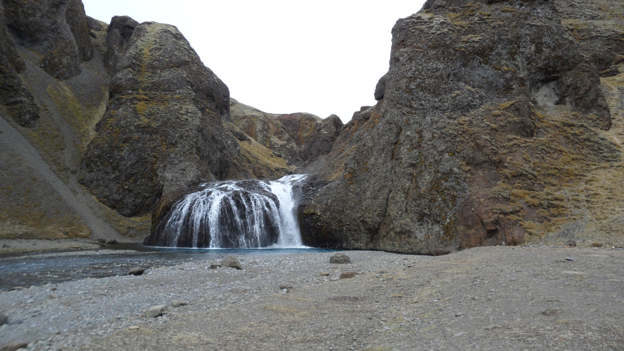 Another view of Stjórnarfoss (I think).