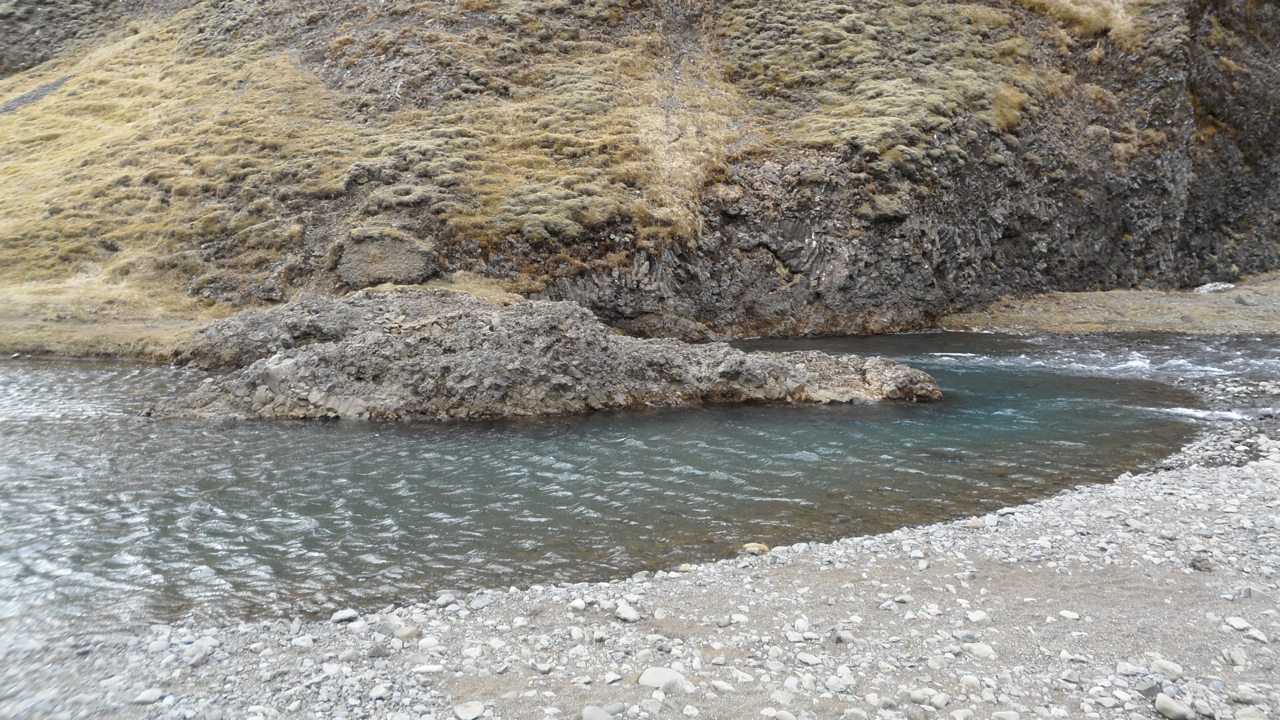 The wind was blowing so hard that it looked like the water was flowing back on itself.
