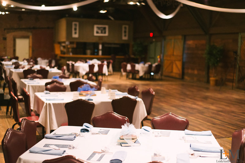 The venue: Centennial Station 's theater space.