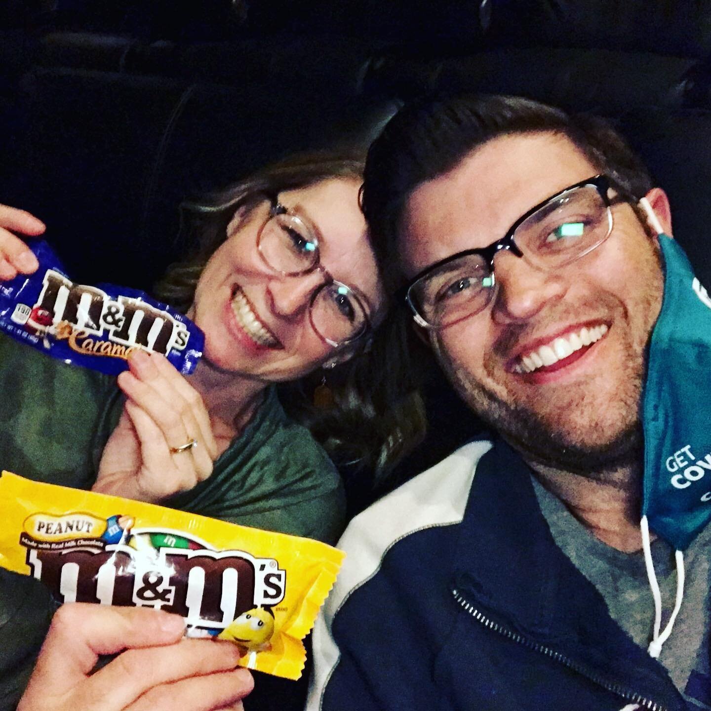 We&rsquo;re back at the movies, Baby!! (Notice that we&rsquo;re with all of my friends 😂.) 
#cruella #vaccinatedlife