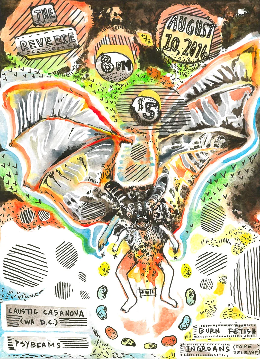 Tape Release Show Flyer