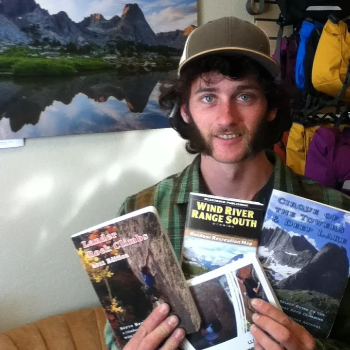 Morgan displays a few of the popular titles we carry.