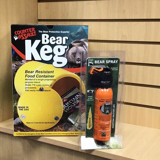 Big Sandy Trailhead is now open! Come to #wildirismountainsports to stock up on bear safety equipment for your next adventure.