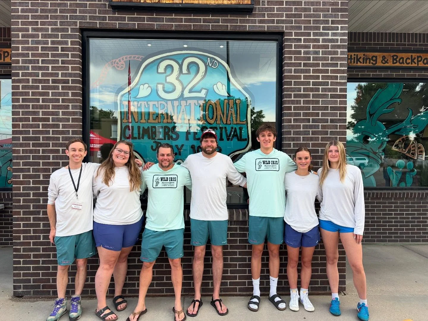 Welcome to the 32nd International Climbers Festival! ICF has evolved over the years to become a full weekend here in Lander. It’s a fun week to work at the climbing shop and get to be a part of the action 🧗‍♀️🎟️
Today is the Art Crawl on
