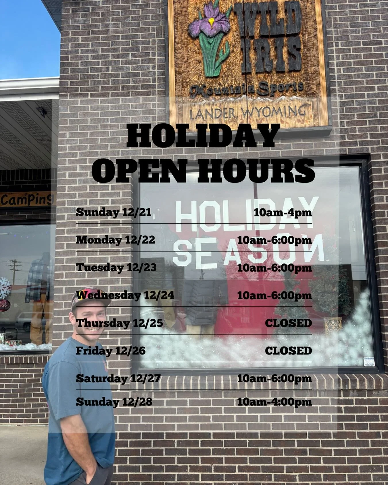 It&rsquo;s the Saturday before Christmas and downtown is feeling alive &amp; well! We&rsquo;re going to be open until 6:00pm on Wednesday 12/24 Christmas Eve, and then closed for two days of rest. We will reopen on Saturday 12/27 10:00am. 

From all 