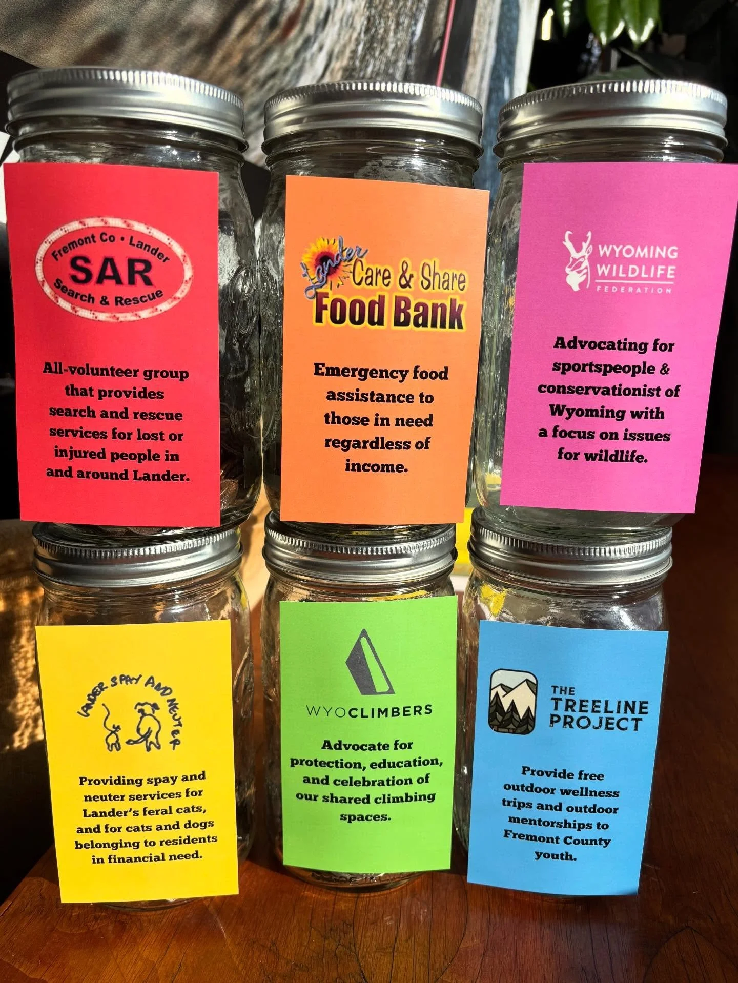 Our 2026 Refuse-a-Bag beneficiaries! Last year we were able to give the non-profits a total of $840 from both our nickel policy &amp; customer donation. Can we do better this year?!