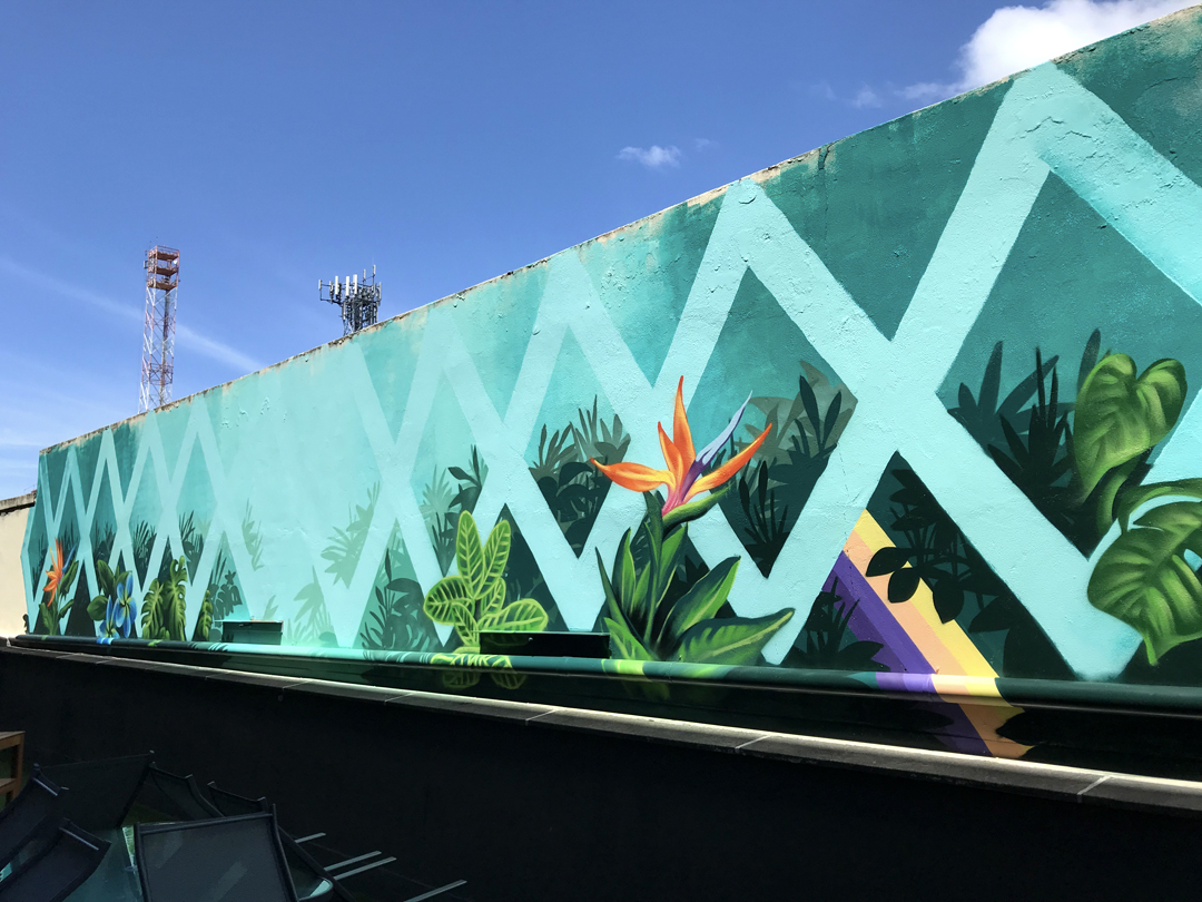 Spray Paint on Wall, WOTSO Workspace, Hobart, 2017