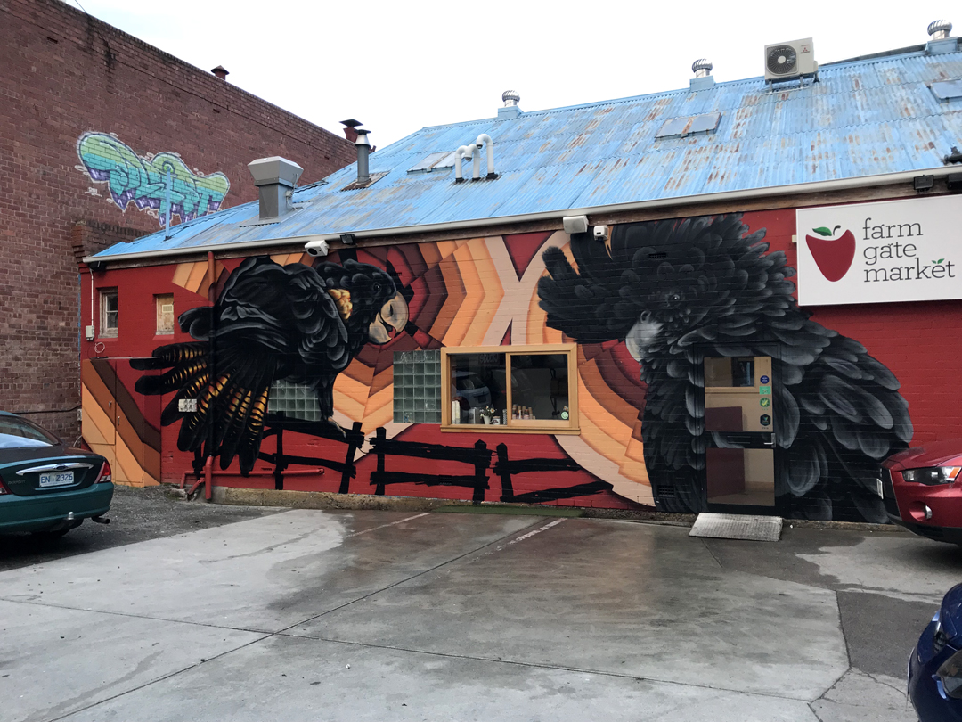 Farm Gate Market, Bathhurst St Hobart, 2018