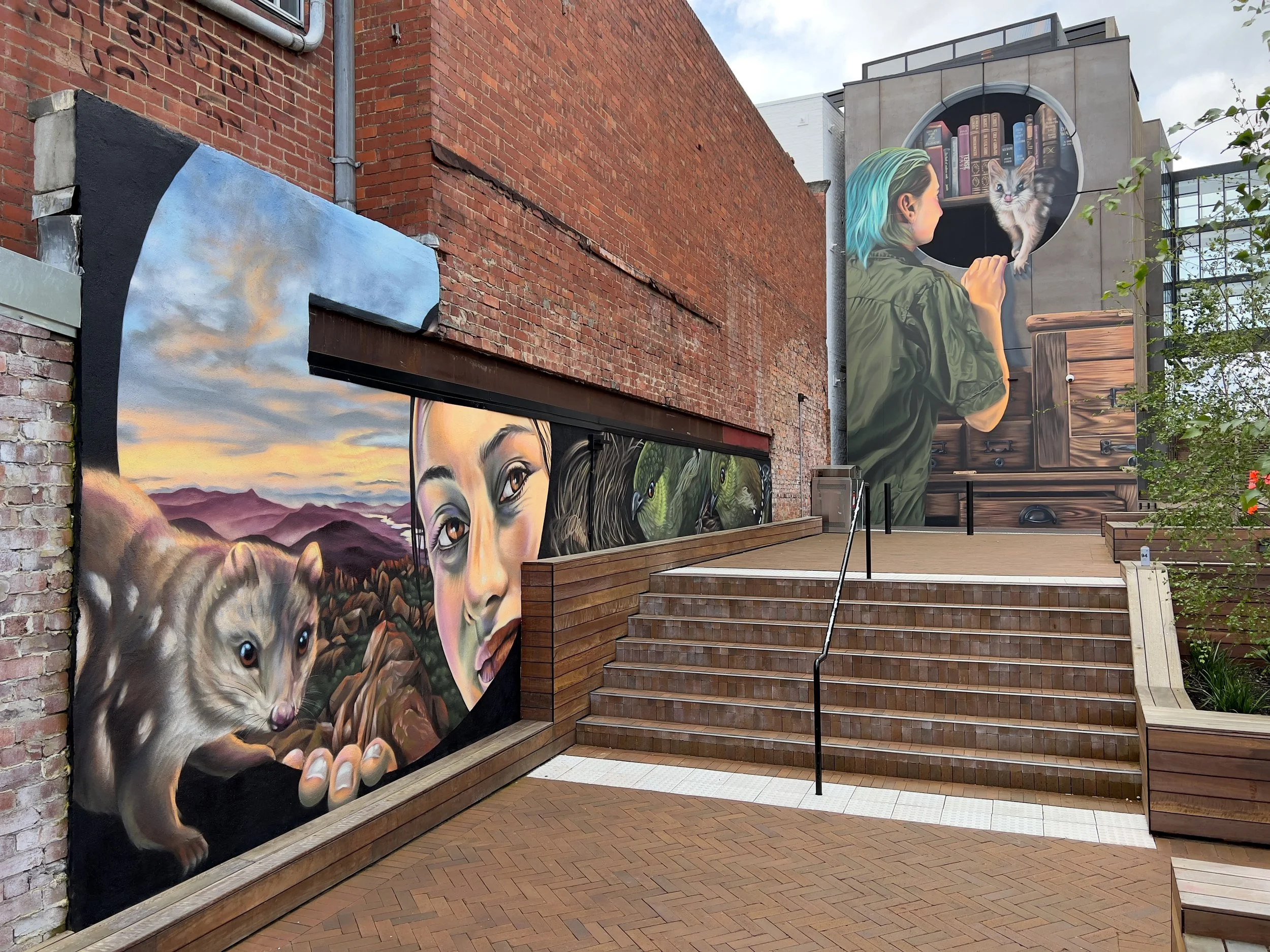 'Umwelt 2' - A mural by Jamin for UTAS, Hobart.