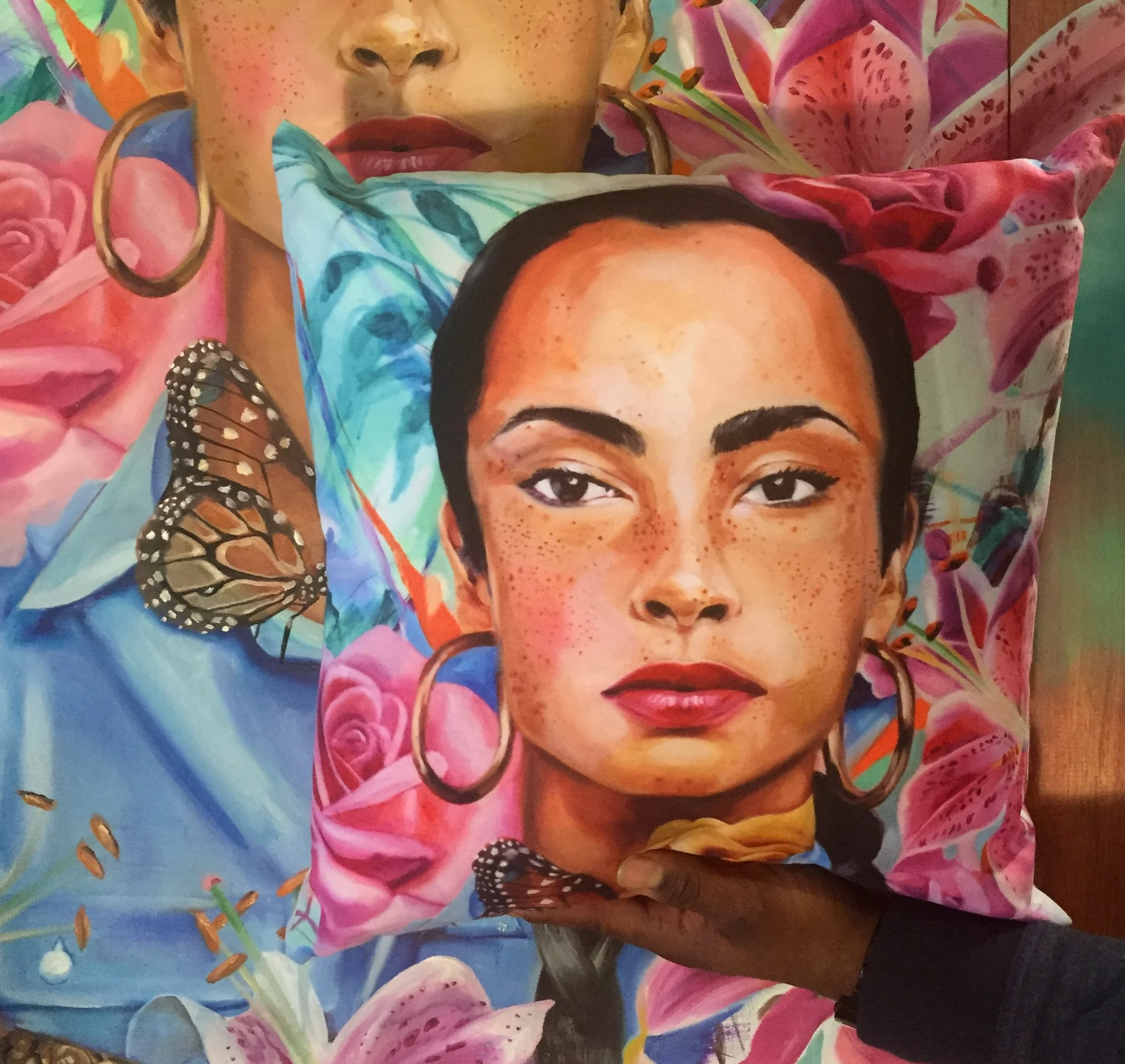 Sade Throw Pillow 