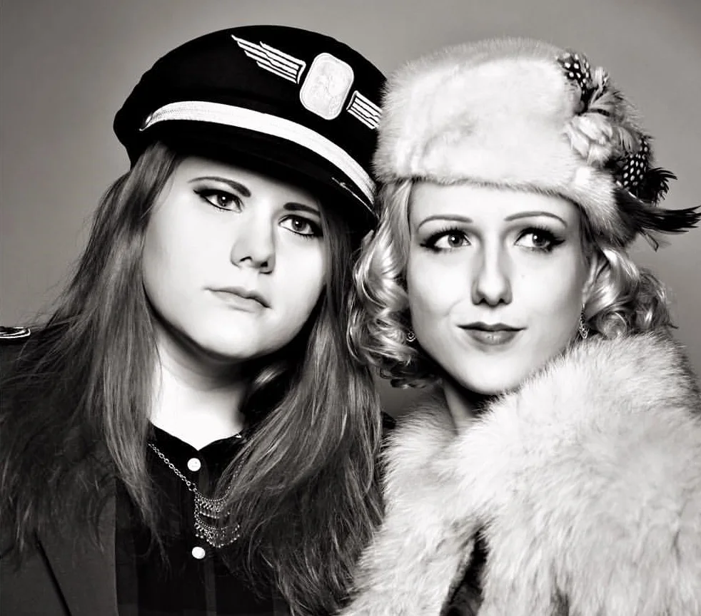 Katie and Andrea in 2016