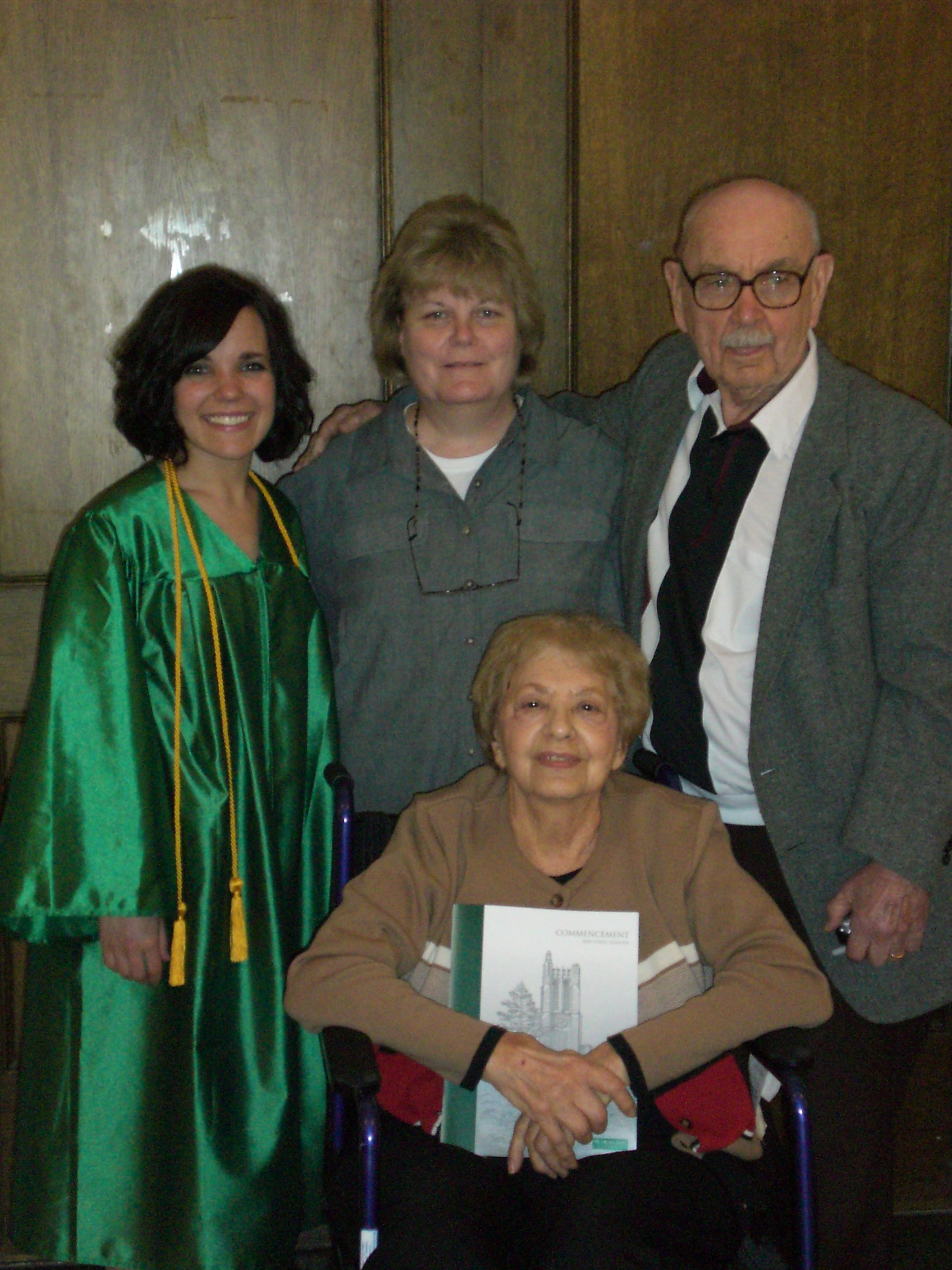 R. J. Reilly with late wife, Lena, daughter Kathy and granddaughter Margaret.JPG