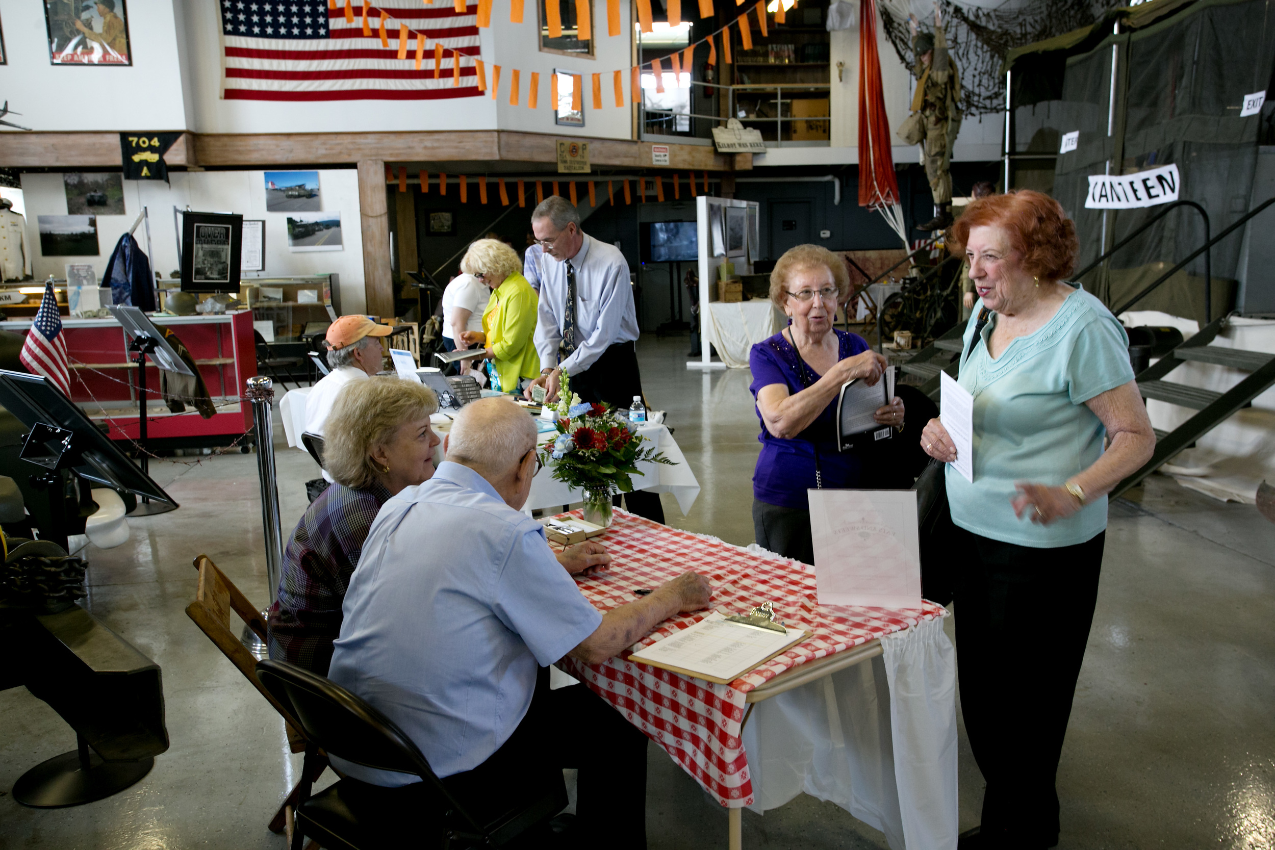 Bob and Kathy Reilly at book signing table.jpg