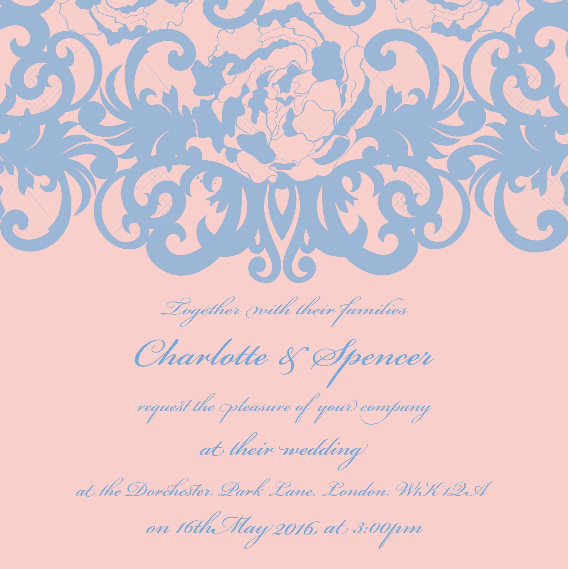 Rose Quartz and Serenity blue...perfect for a Spring Wedding