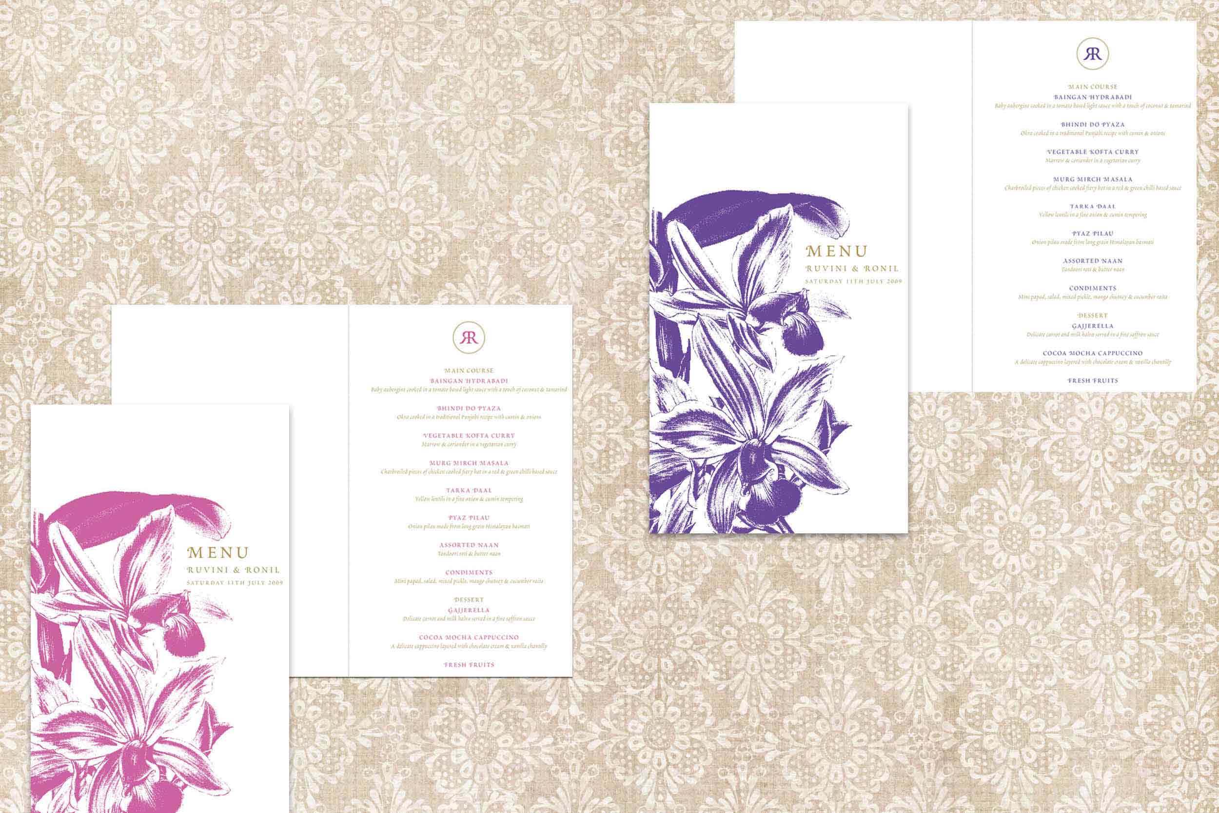 Orchid_wedding menus_bespoke_ananyacards.com.jpg