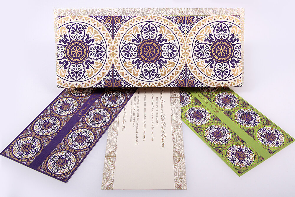 African American desination wedding invitation_moroccan tile_ananyacards.com.jpg