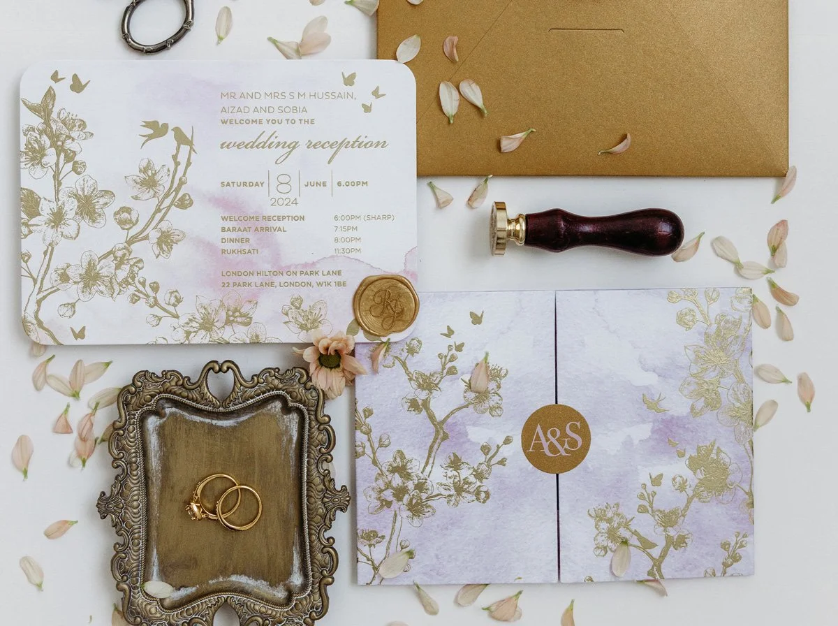 Blossomg-wings-wedding-suite-invitation-flat-lay-Ananya-Cards.jpg