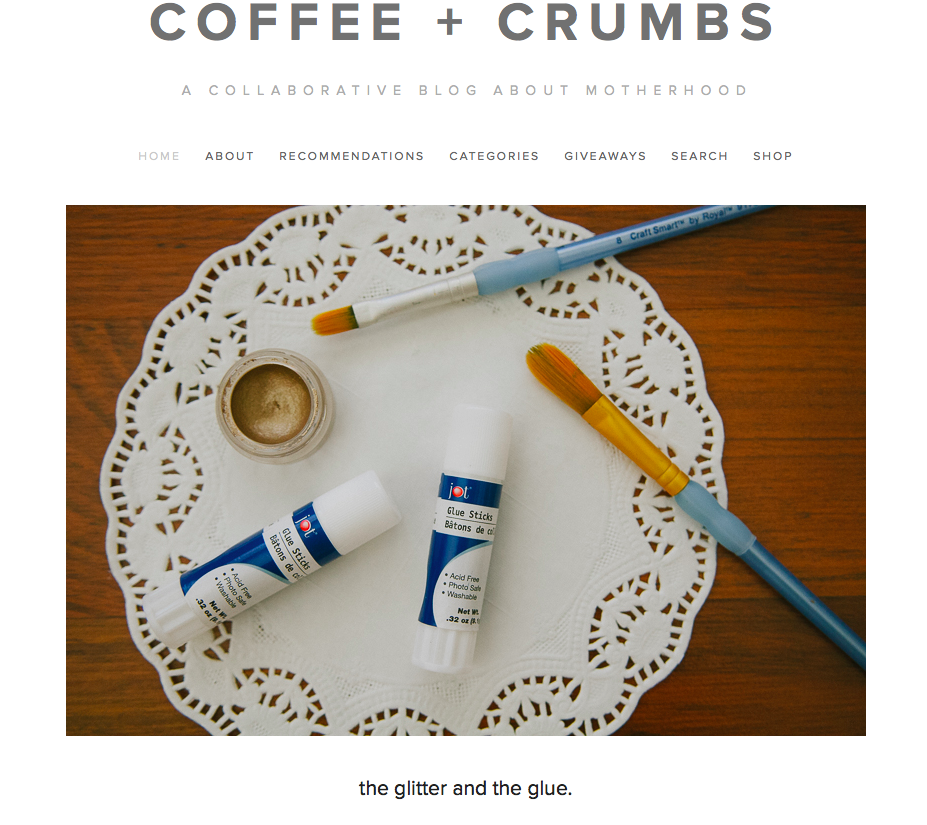   The Glitter And The Glue- "Sometimes I worry that because I’m not the fun one that I matter less to them. I don’t expect them to appreciate all that the glue does right now – they are preschoolers for crying out loud – but I worry that the ways in…