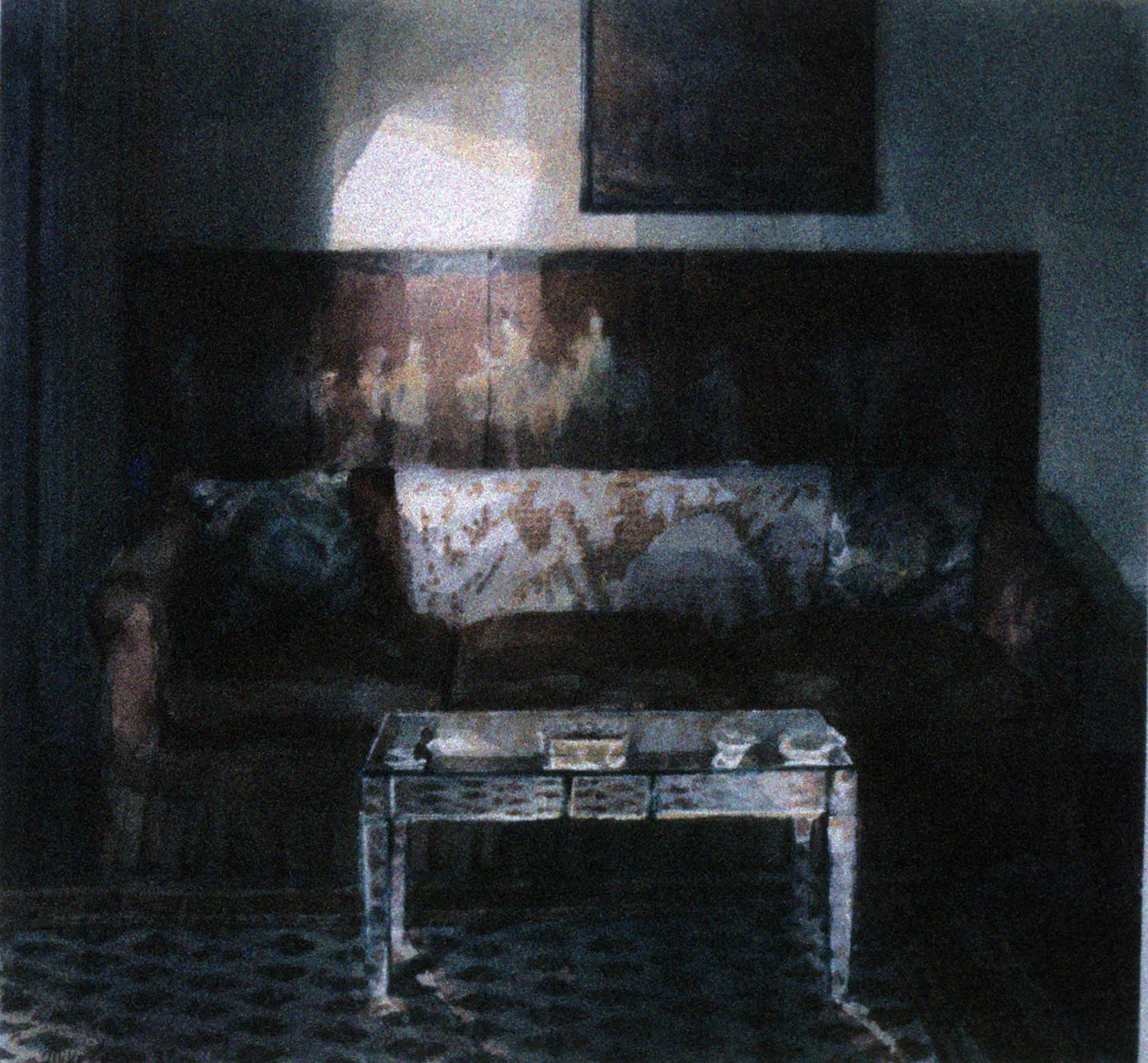"Mirrored table" 1987.