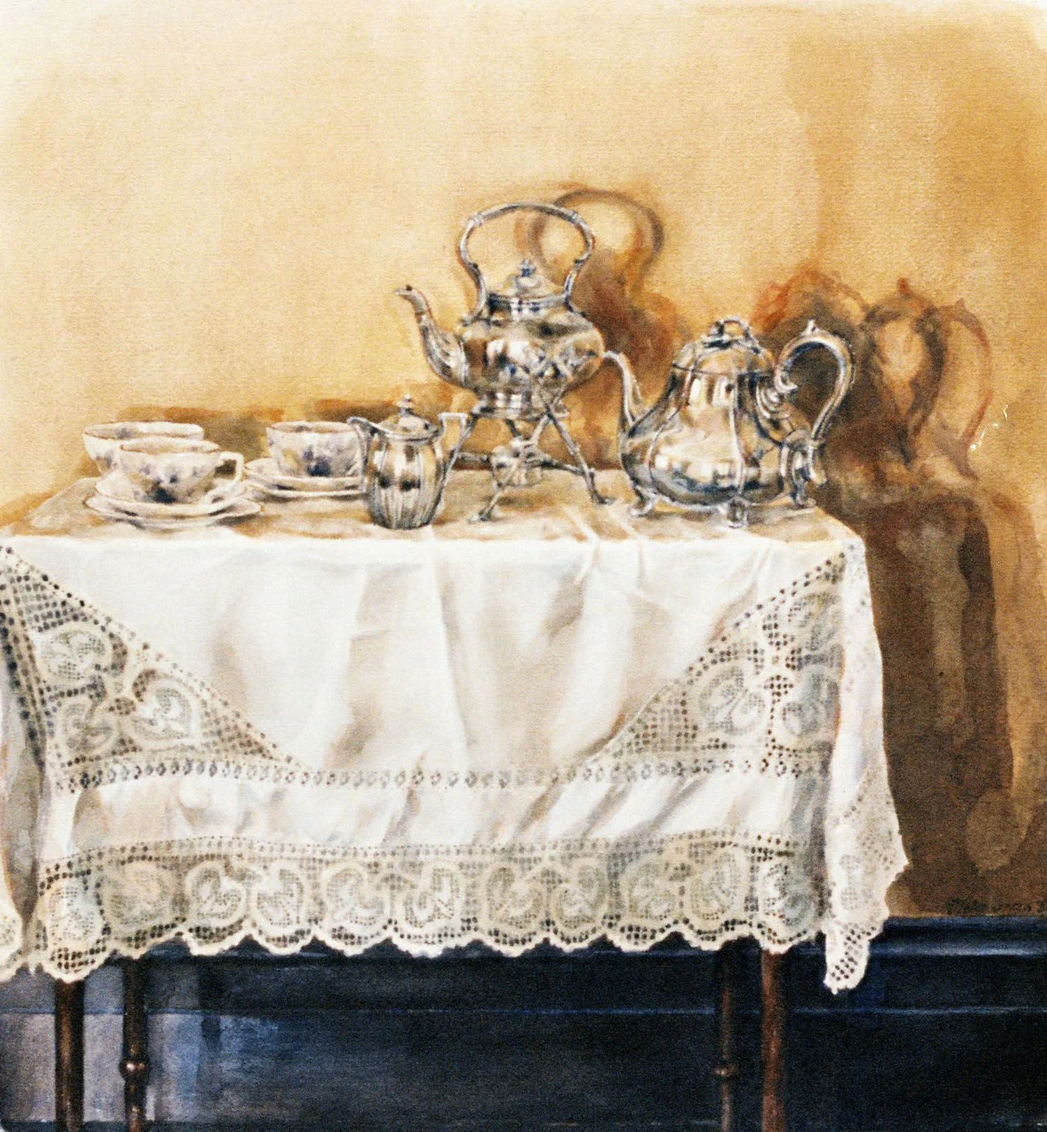 "Tea trolley" Watercolour