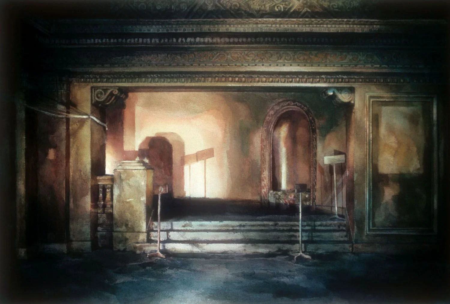 "Dress Circle entry, Regent Theatre" 1991.