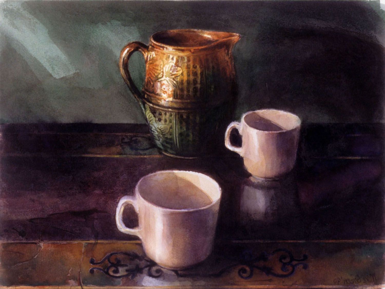"Two cups and jug" 1990.