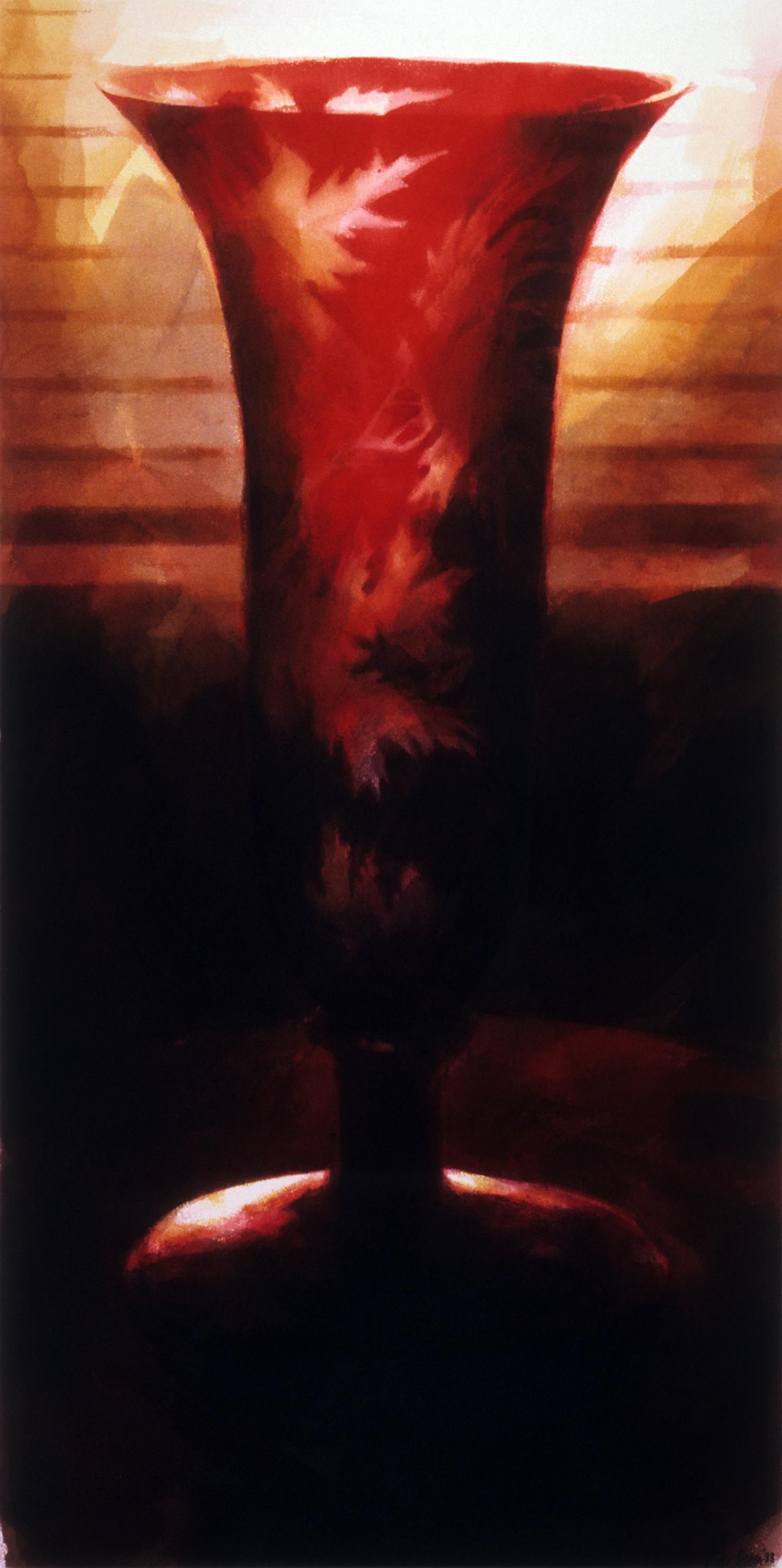 "Vase, Werribee Park", 1988. 126 x 63cm. (1)