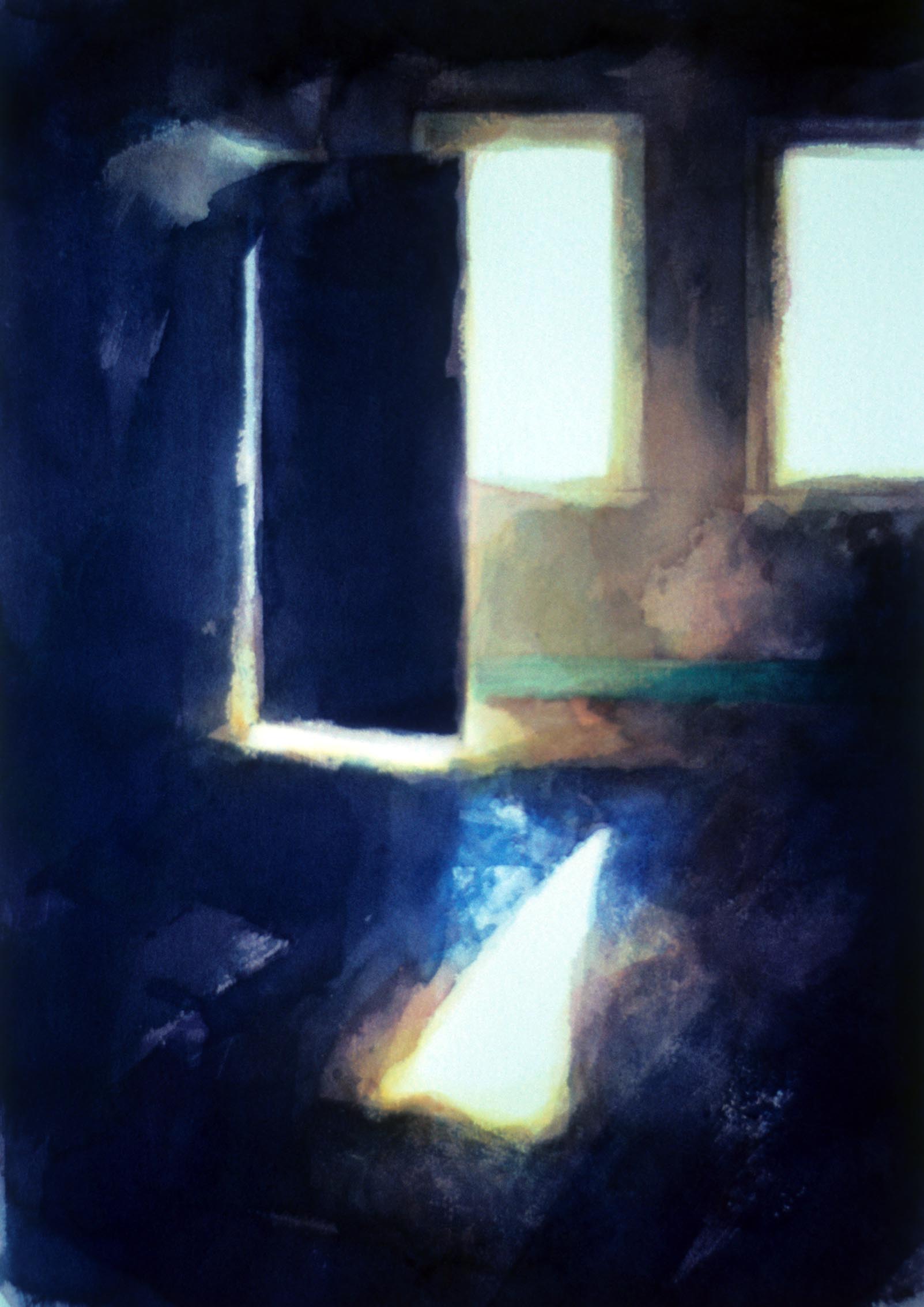 "Room with two windows, Werribee park"' 1988. 53 x 36cm