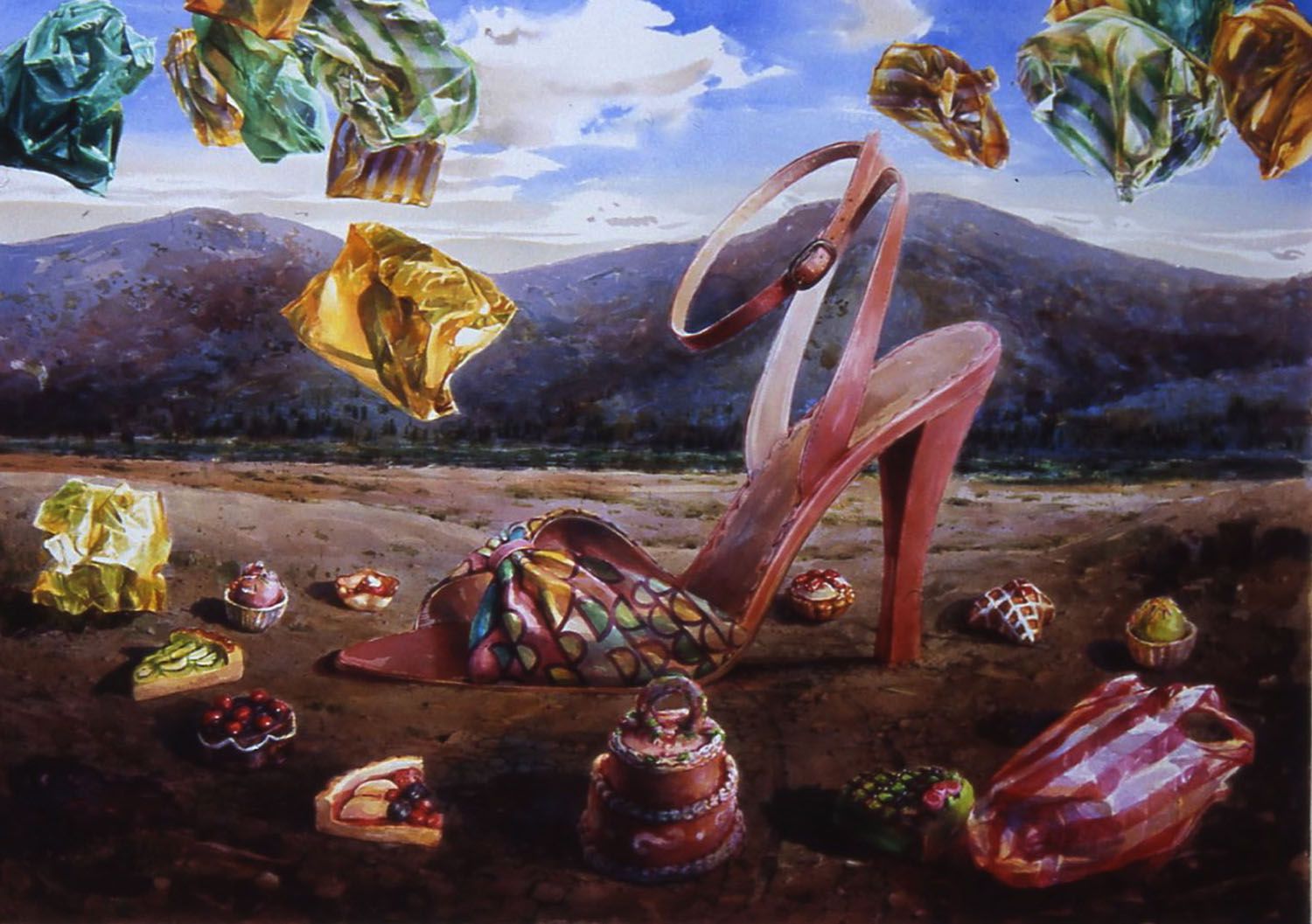 %22Blonde%22 2004. Watercolour on 300gms Arches paper. 97.5 x 133cm.jpg