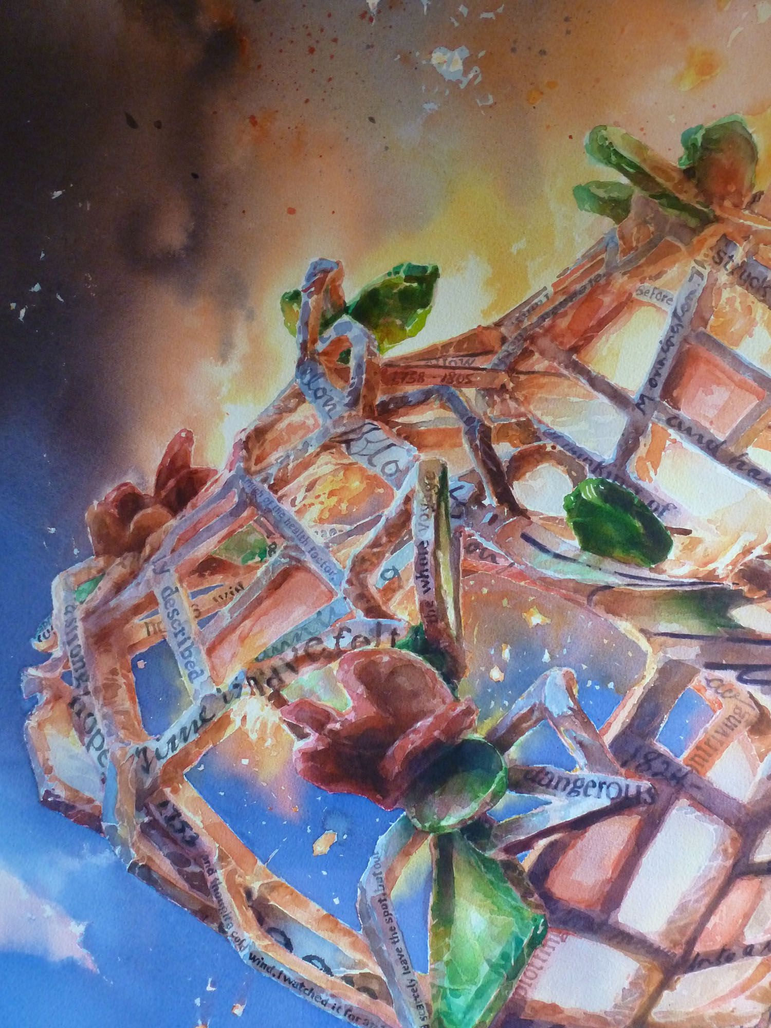 "Midnight Swim" (The Burning...) Detail