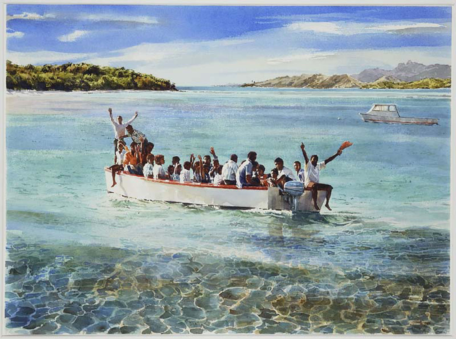 "The village boat from Matacawalevu" 