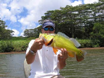 Hawaii bass fishing trip