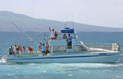 Hawaii fishing charter in Maui, Hawaii on Hokua