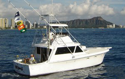 Hawaii fishing charter boat Play N Hooky