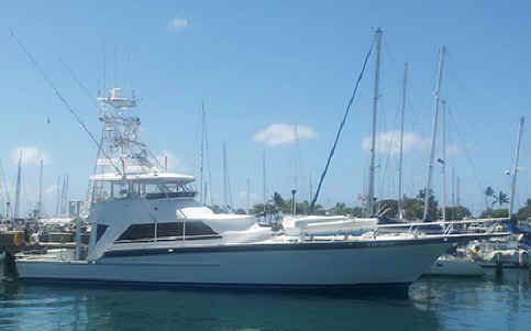 Oahu luxury fishing charter boat