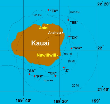Kauai, Hawaii Fishing Grounds