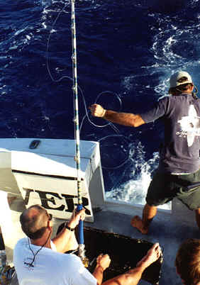 An example of the abuse taken by the last 50 ft of line