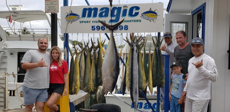Magic with a nice haul of Mahimahi!