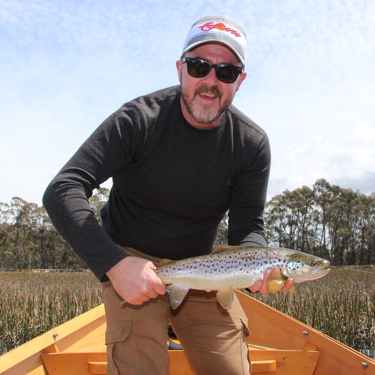 Marcus with a lovely Penstock Brownie.