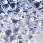 Polycarbonates Used in our domestic appliance manufacture for its rigidity, toughness and transparency.