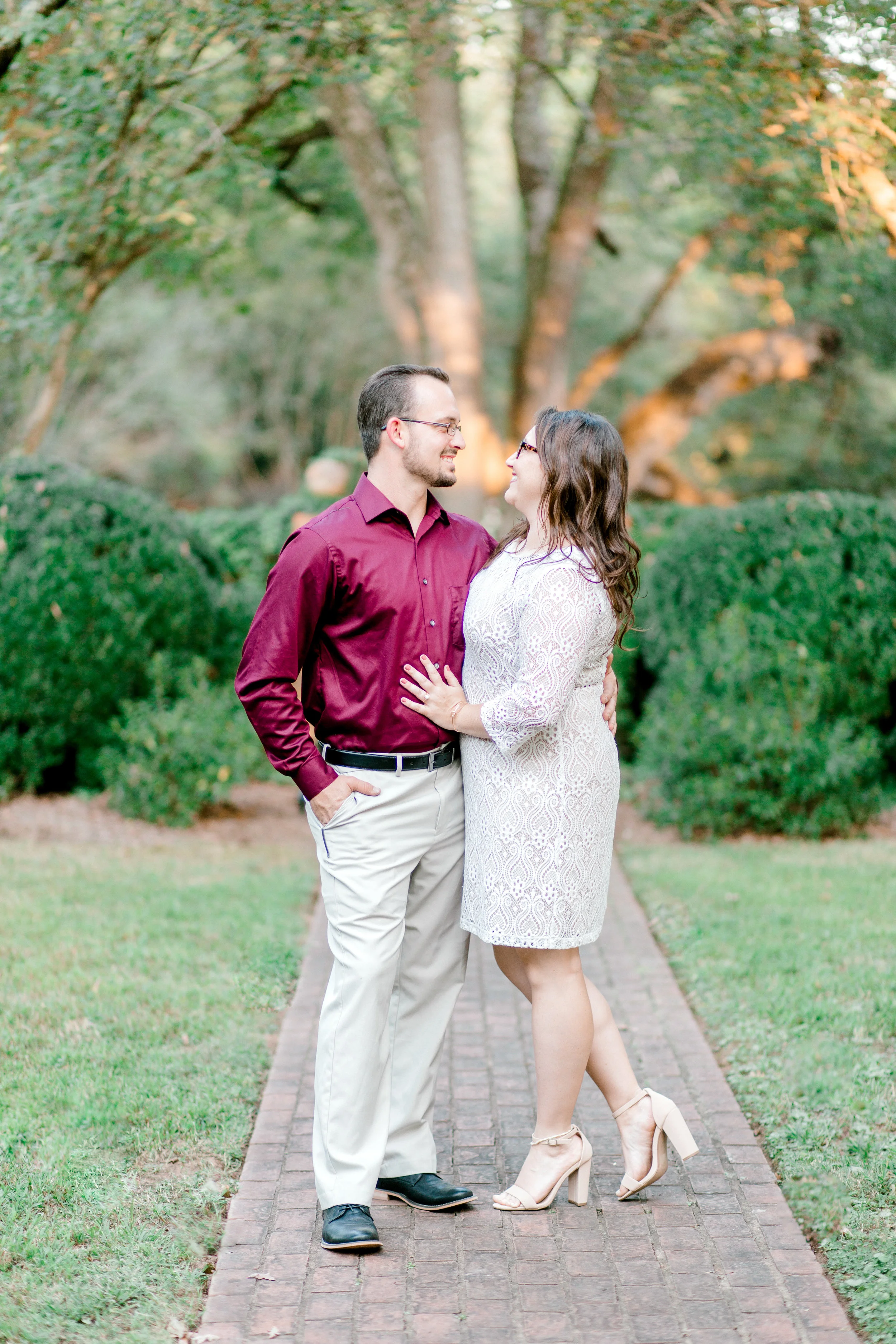 Meadowlark 1939 Gardens Engagement Session 