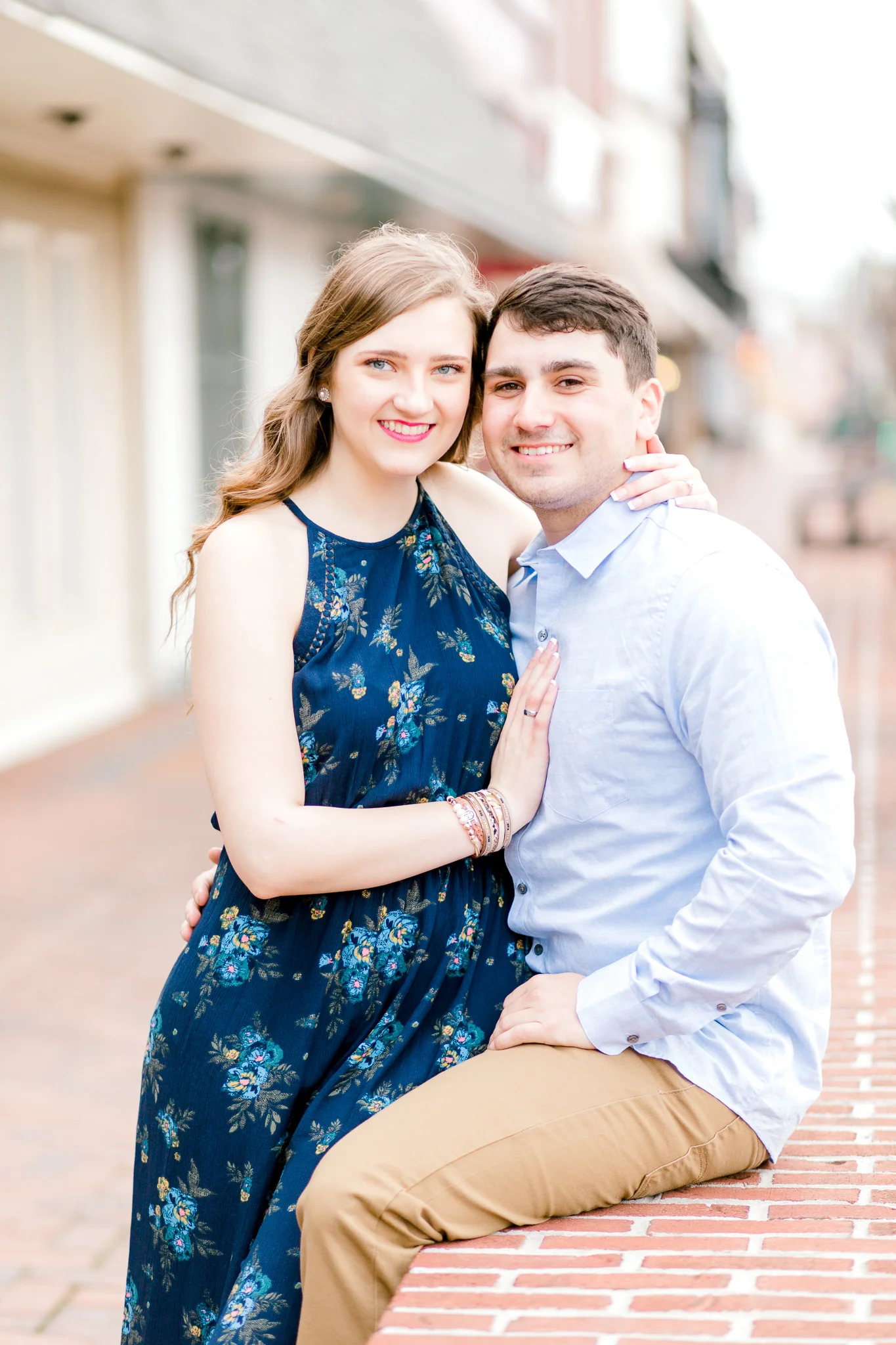 “The best thing to hold onto in life is each other.” 💙 | Firestation, Downtown Jonesboro, and Nash Farms Engagement Session | Jonesboro, Georgia