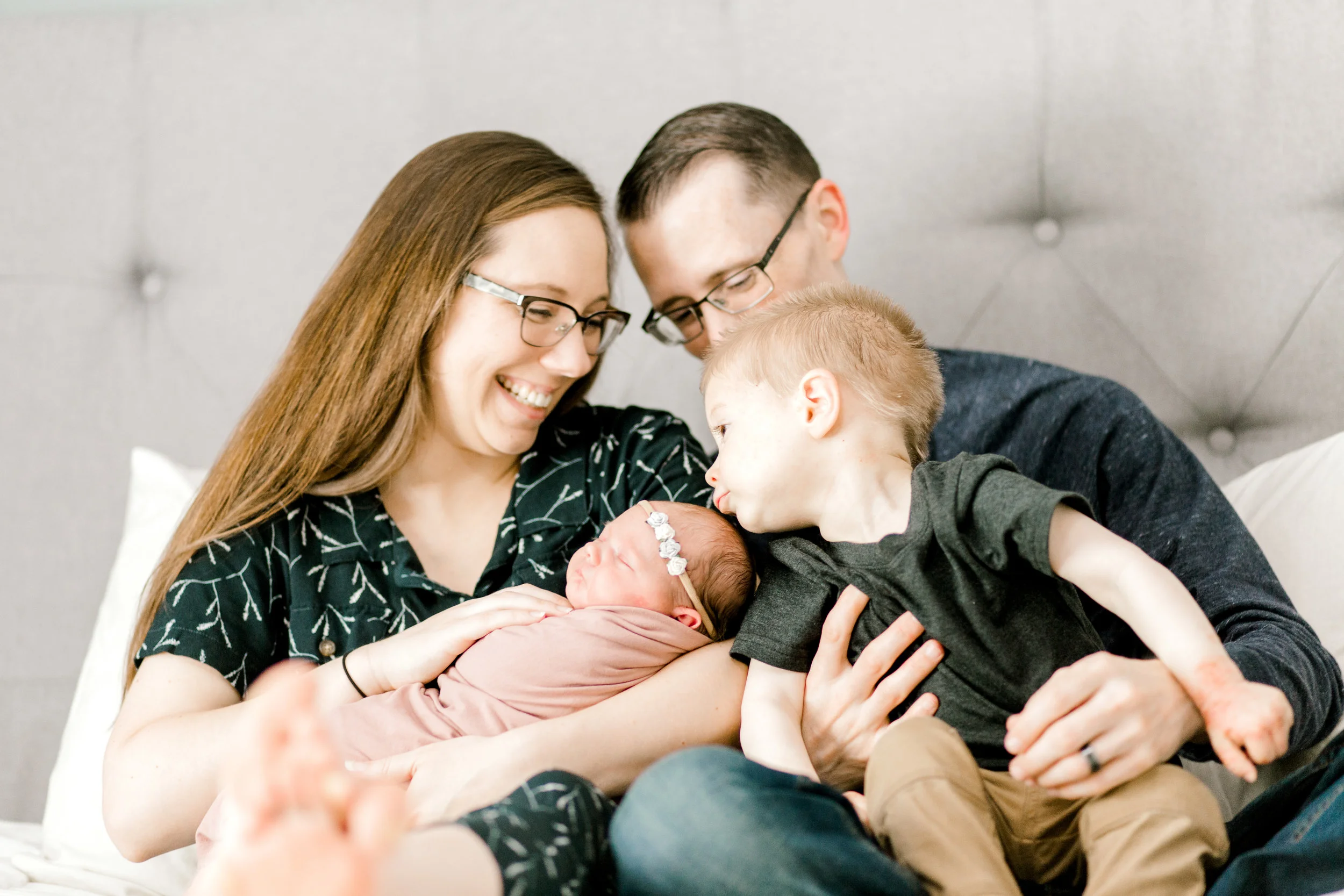 In-Home Newborn Session In Winder, Georgia 