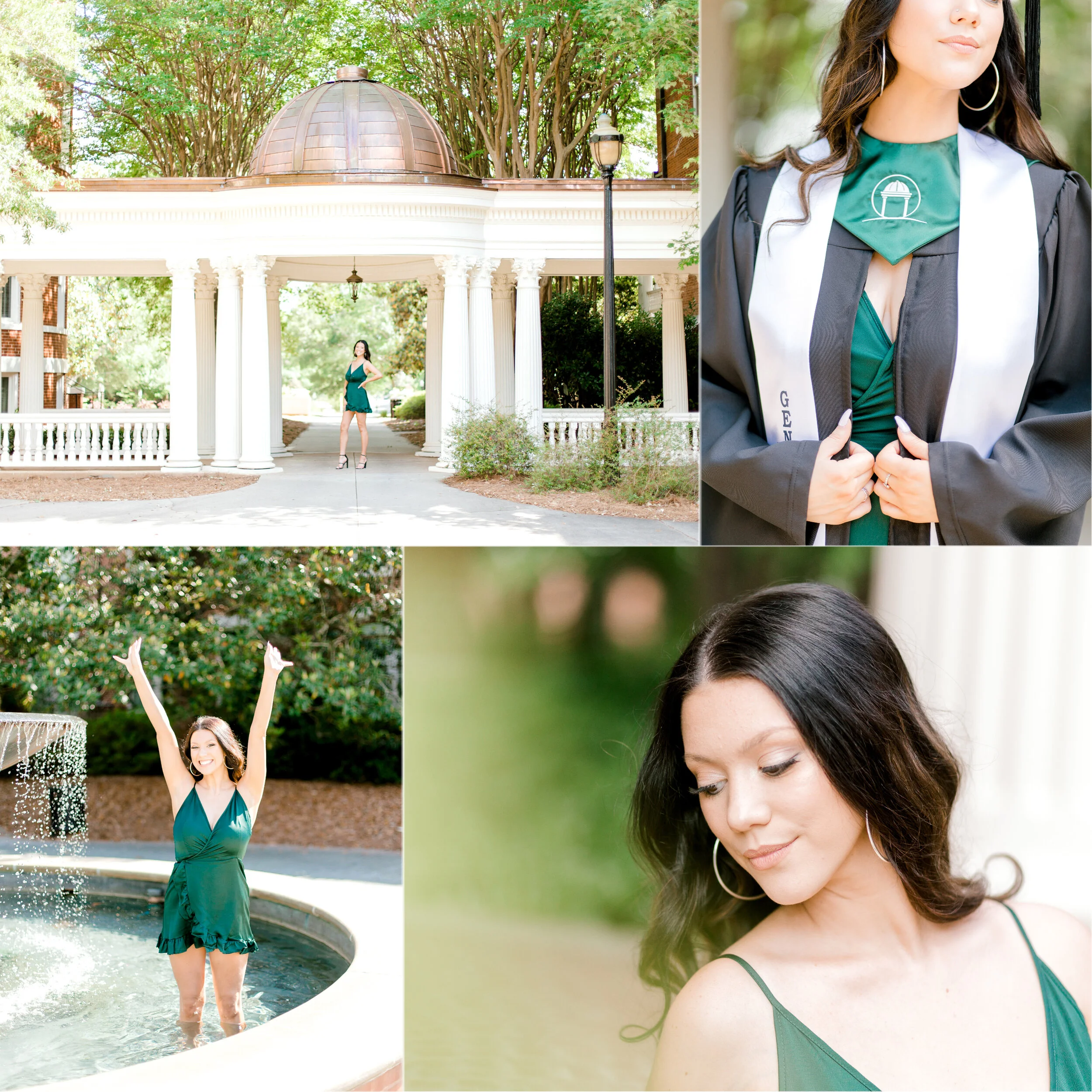 Georgia College &amp; State University Grad Session | Milledgeville, Georgia | Jett Photography