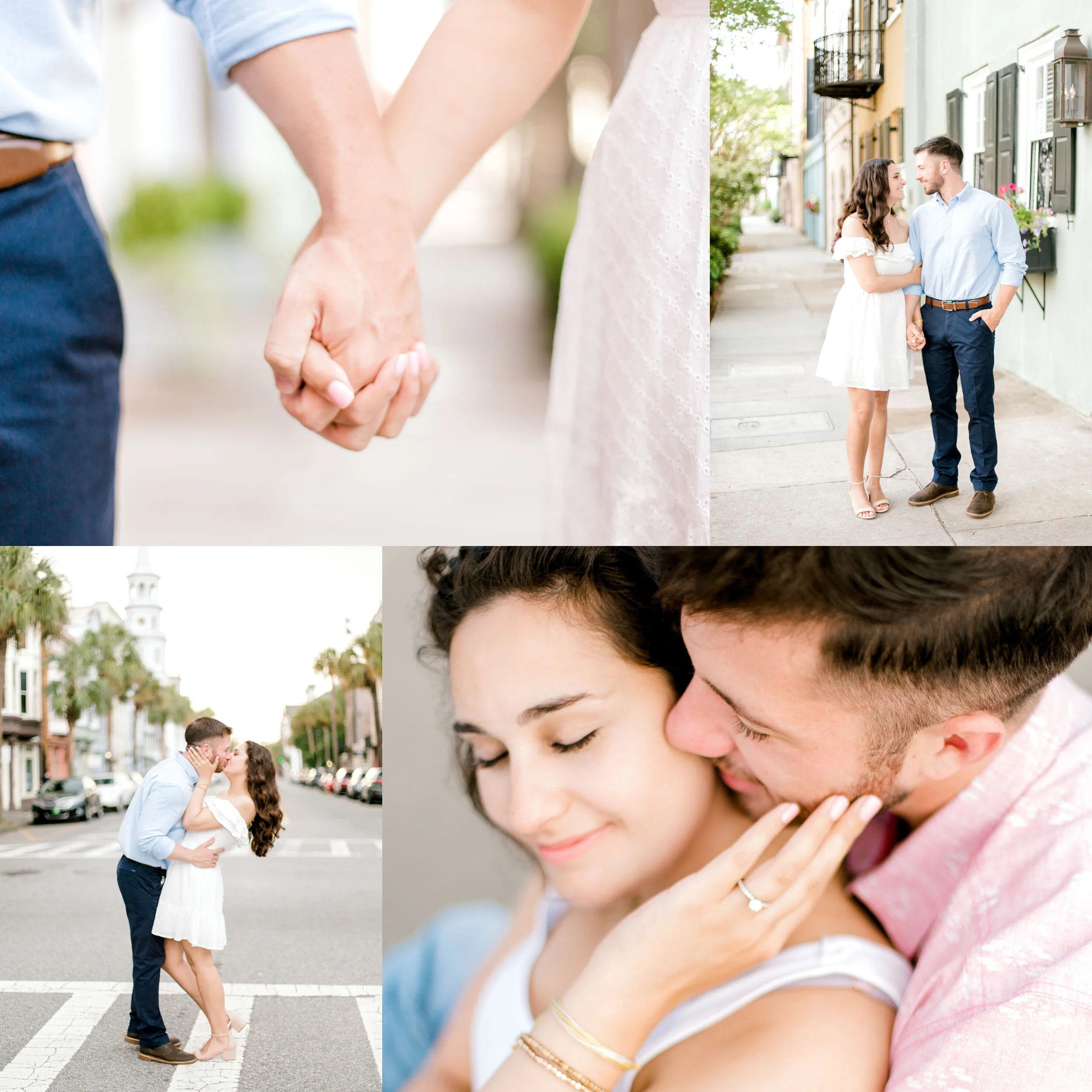 A Downtown Charleston &amp; Folly Beach Engagement Session | Charleston, SC | Jett Photography
