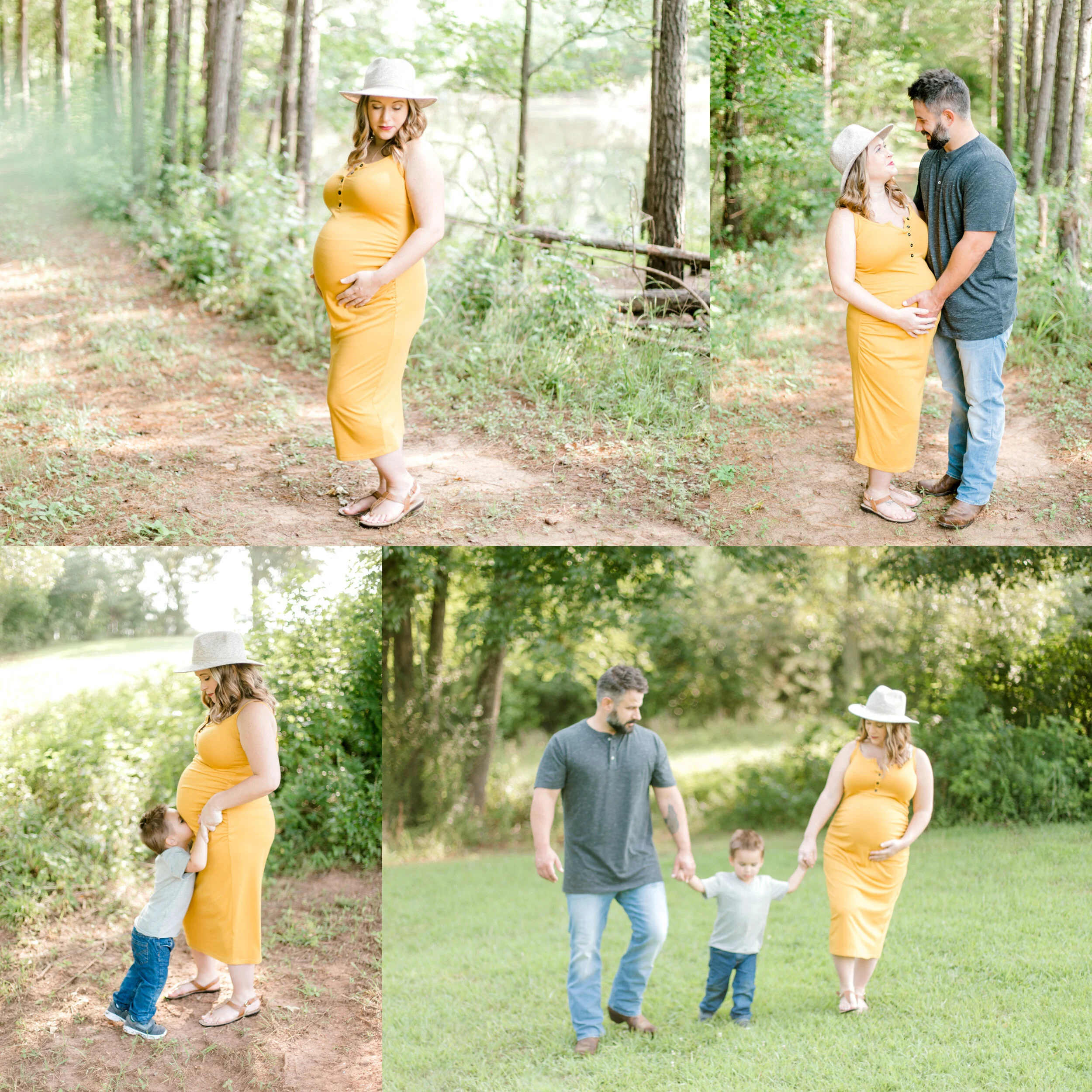 An At Home Maternity Session In The Woods | Griffin, GA | Jett Photography