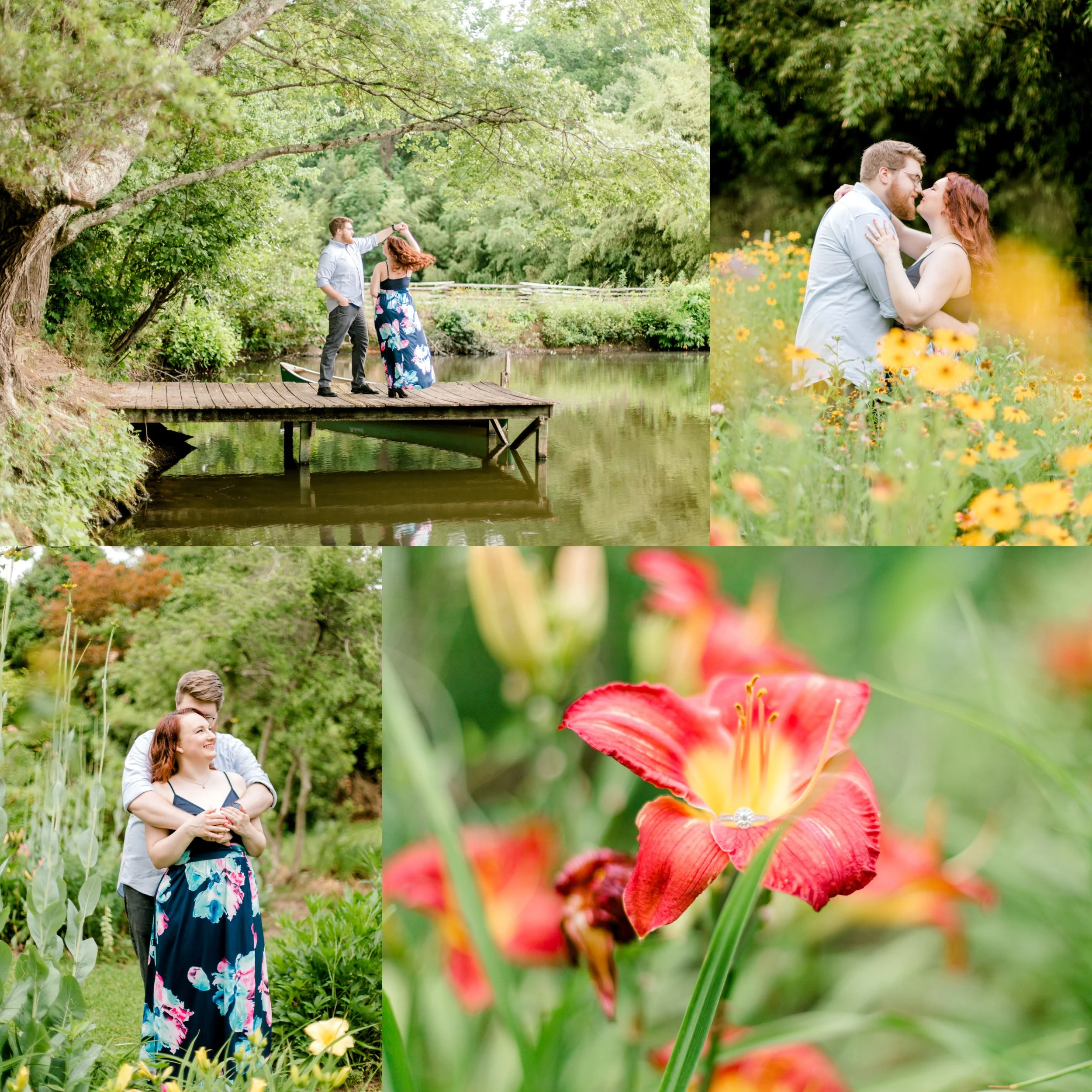 A Stunning Garden Engagement Session At Turnipseed Nursery Farms | Fayetteville, Georgia | Jett Photography