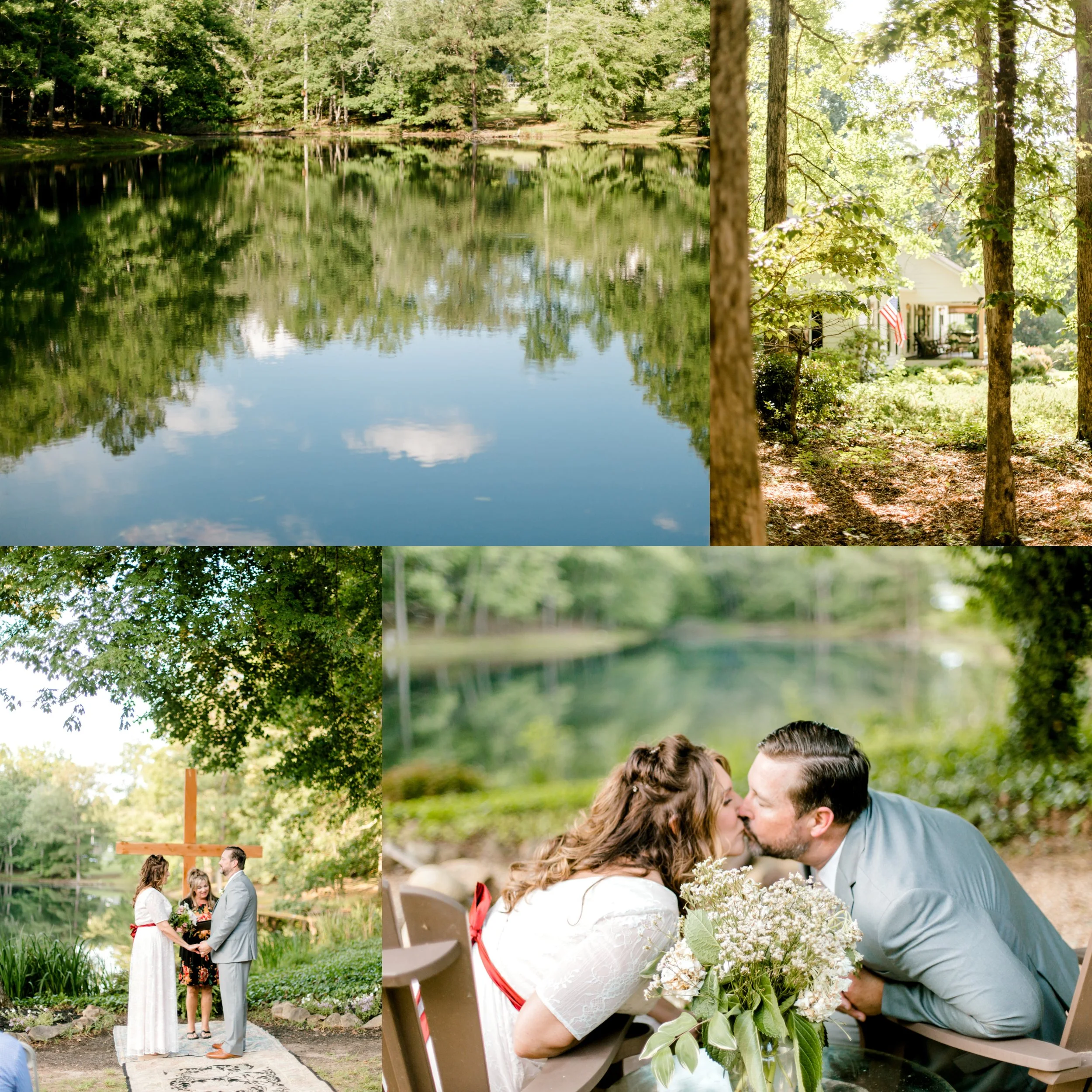Shelly and Walt's Intimate Backyard Wedding In Newnan, Georgia | Jett Photography