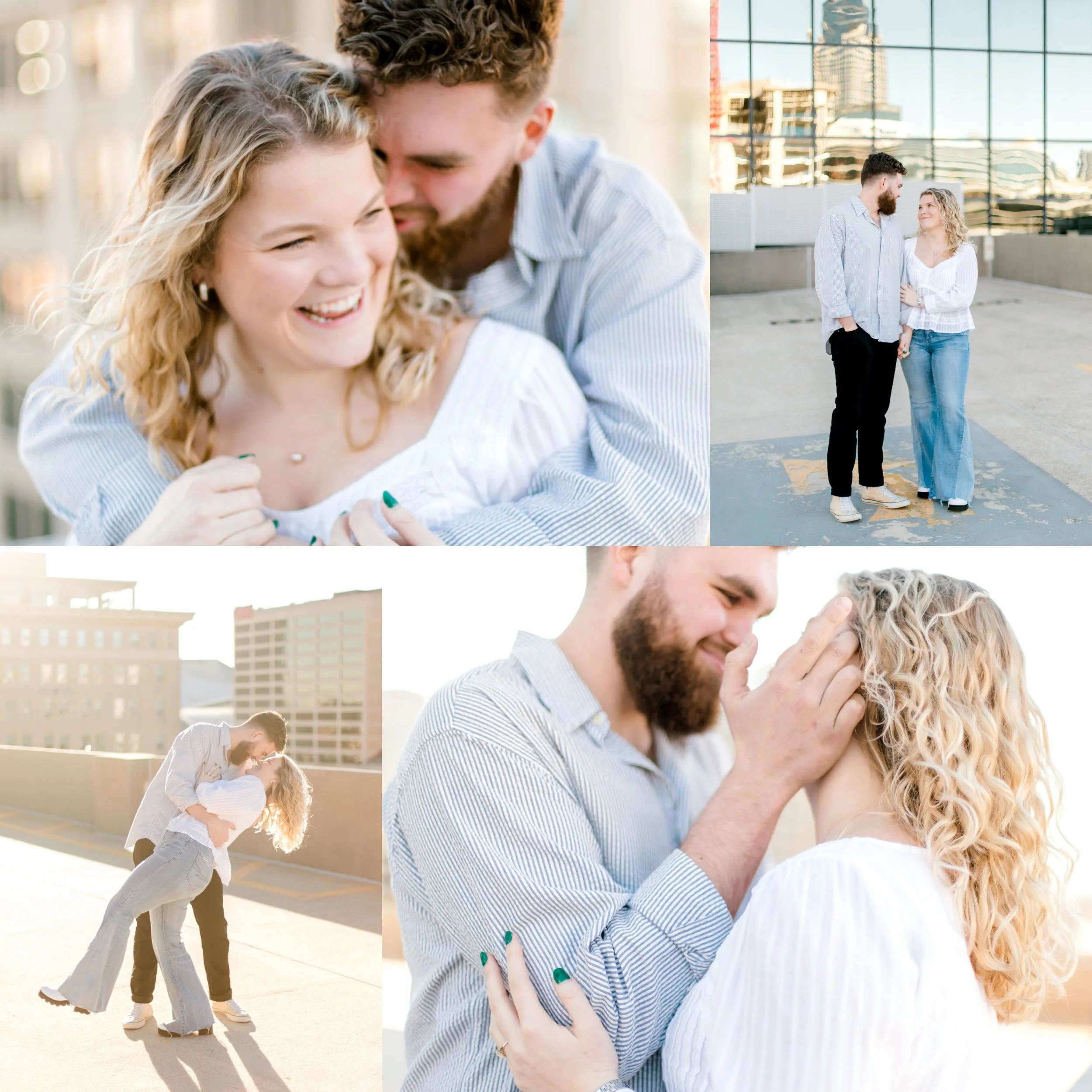 Sunset City Parking Deck Engagement Session | Atlanta, Georgia | Jett Photography