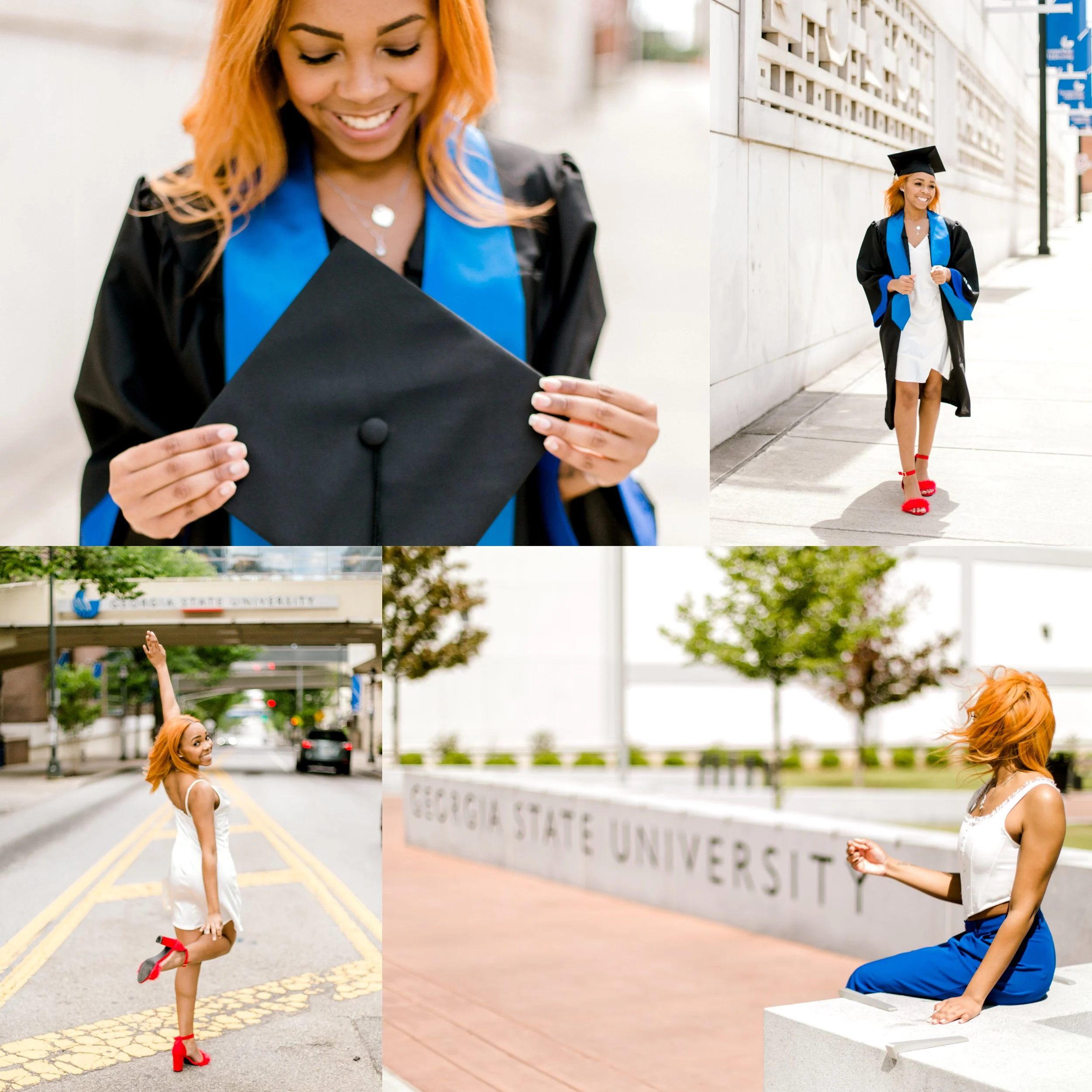 A Downtown Georgia State University Grad Session | Atlanta, Georgia | Jett Photography